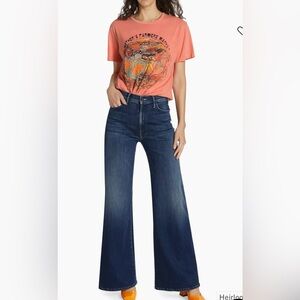 Mother jeans, the hustler roller heel,